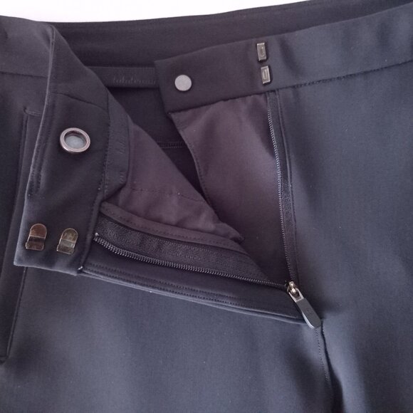 Lululemon Women's on the Move Black Travel Work Pants Stretch Comfort Sz X8 - Picture 6 of 12